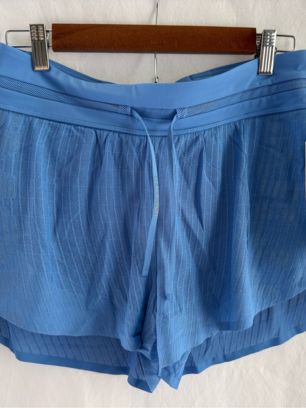 NWT Lululemon Fast and Free Airflow Running Shorts 3” Pool Party Blue Size 8